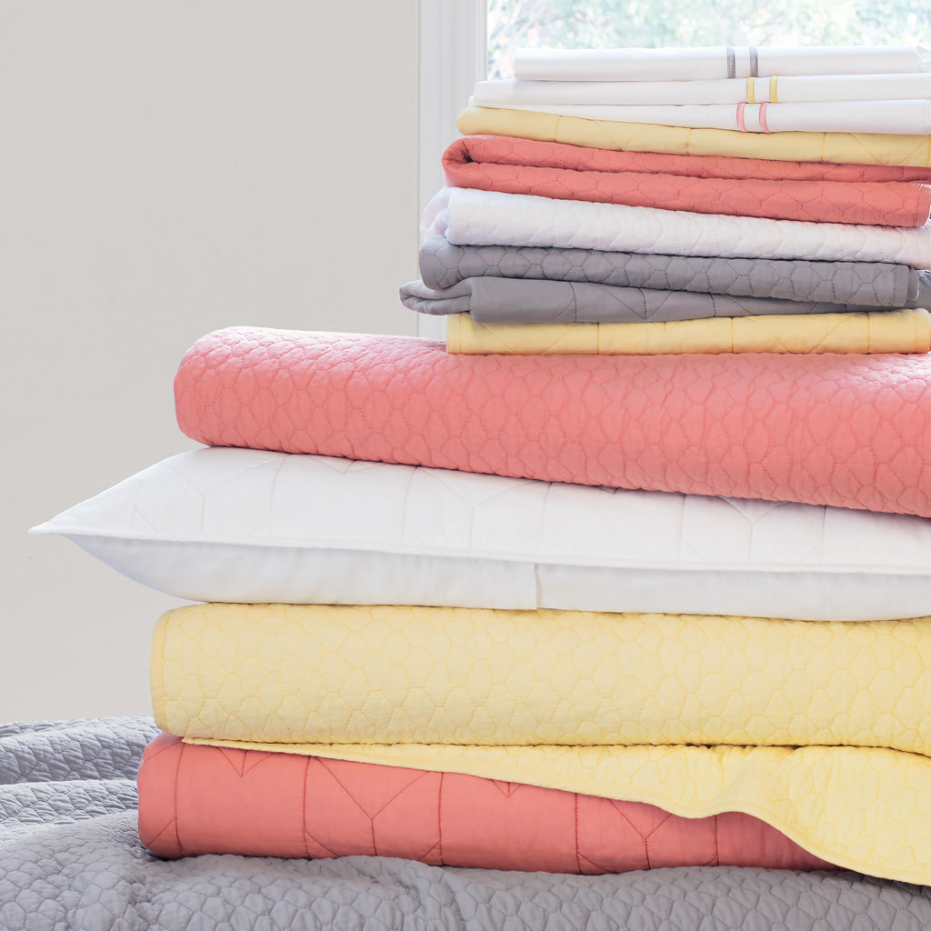 The Chevron Yellow Quilt & Sham