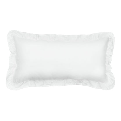 The Soft White Vienna Throw Pillow